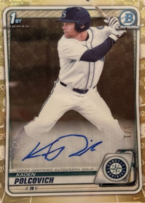 2020 Bowman Draft #CDA-RH Chrome DP Auto - Superfractor /1 (1st)