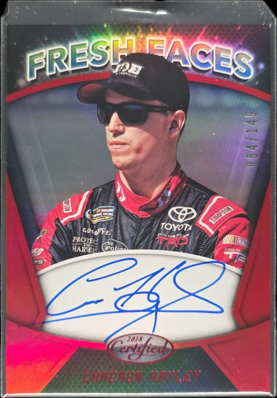 2018 Certified NASCAR #FFS-CH Fresh Faces Signatures - Red /20