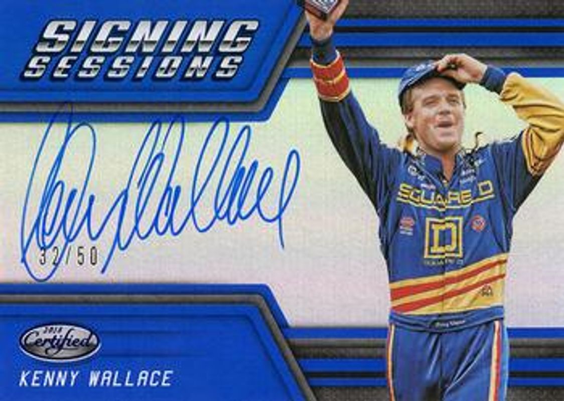 2018 Certified NASCAR #SS-KW Signing Sessions - Blue /20