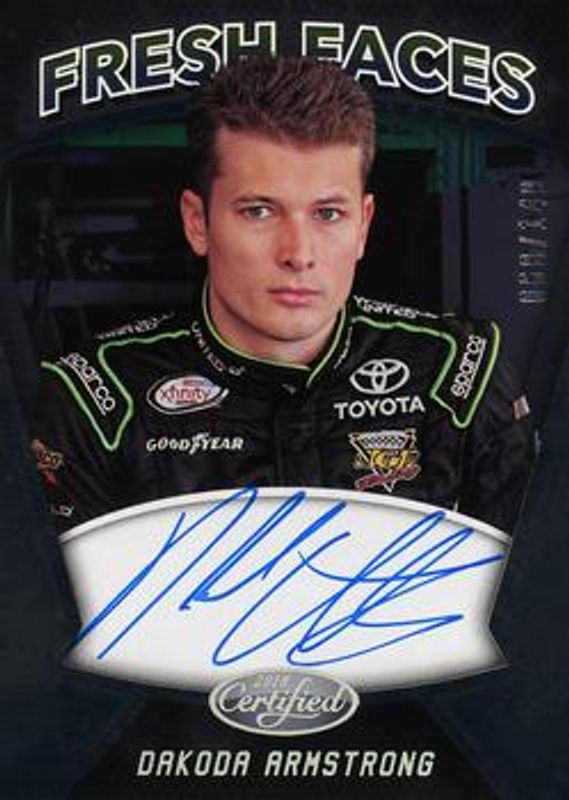 2018 Certified NASCAR #FFS-DA Fresh Faces Signatures /25
