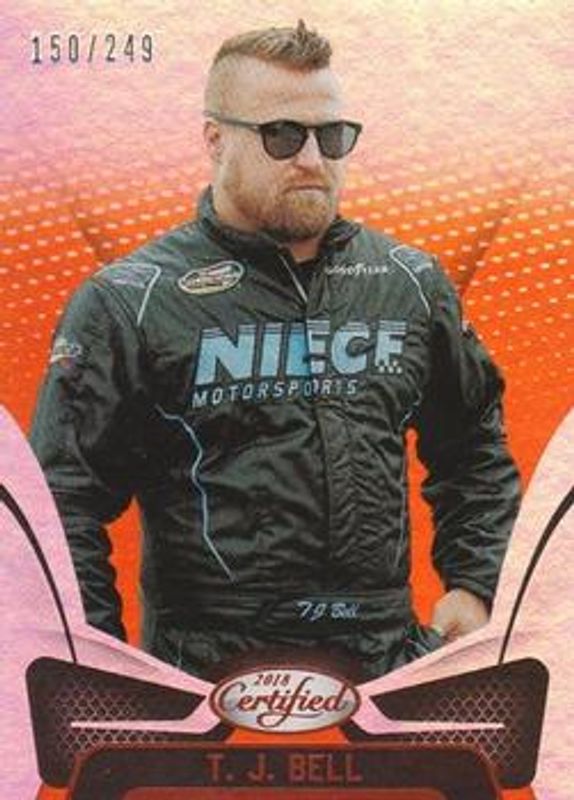 2018 Certified NASCAR #36 Orange /249