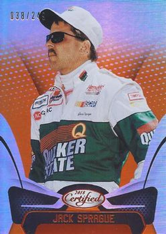 2018 Certified NASCAR #57 Orange /249