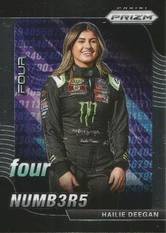 Hailie Deegan 2020 Prizm NASCAR #N15 Numb3r5 RAW