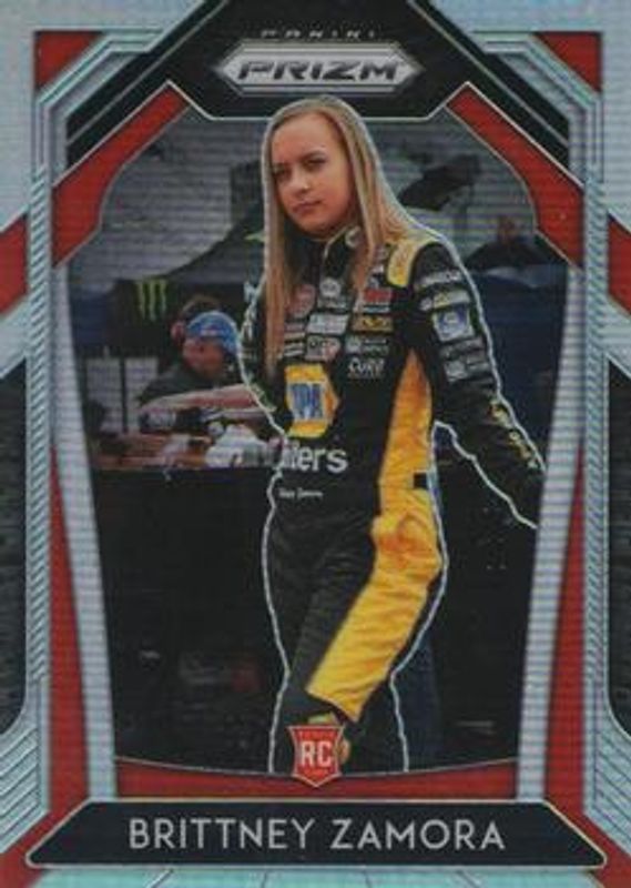 Brittney Zamora 2020 Prizm NASCAR #59 Silver Rookie RAW