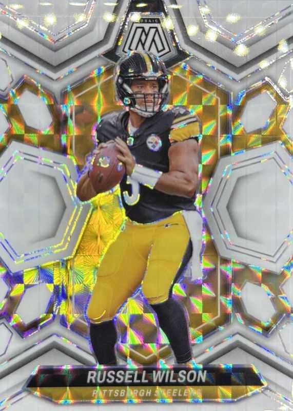 Russell Wilson 2024 Mosaic #183 White /25 RAW