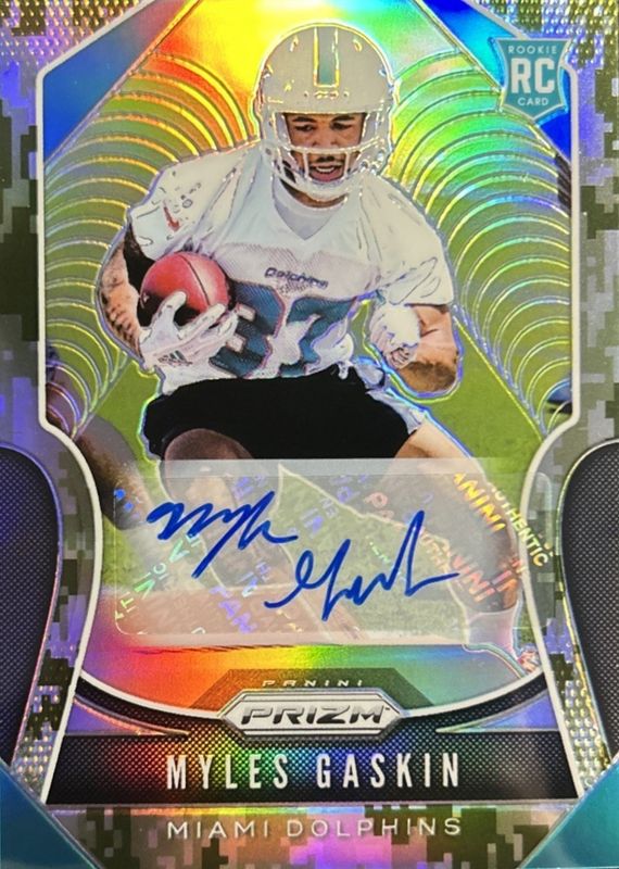 2019 Prizm #334 Rookie Autographs - Camo /25