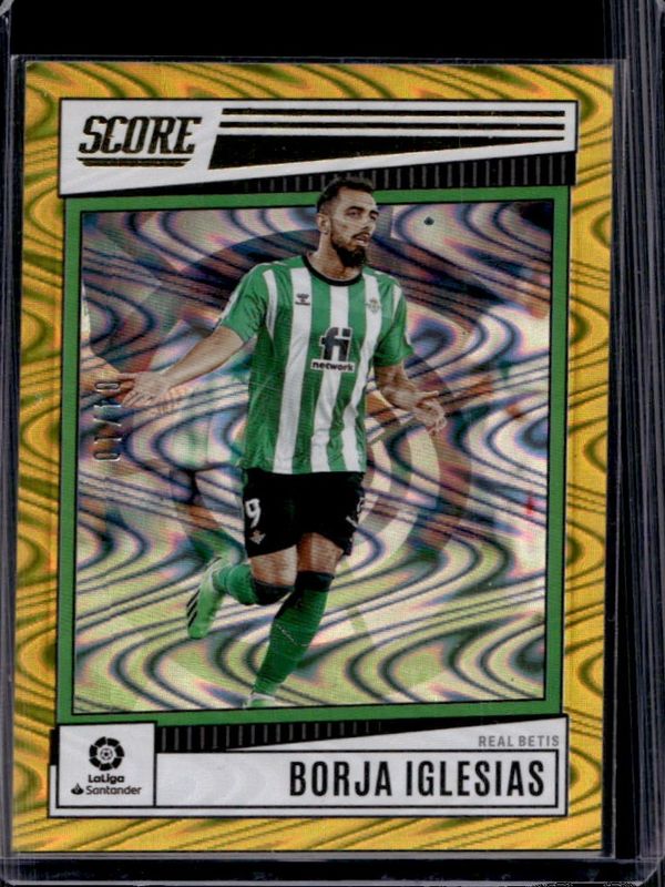 2022 Score LaLiga Santander #132 Swirl Gold /10