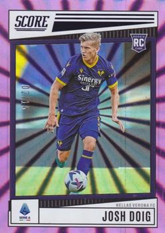 Josh Doig 2022 Score Serie A #87 Purple Laser /15 Price Guide - Sports ...