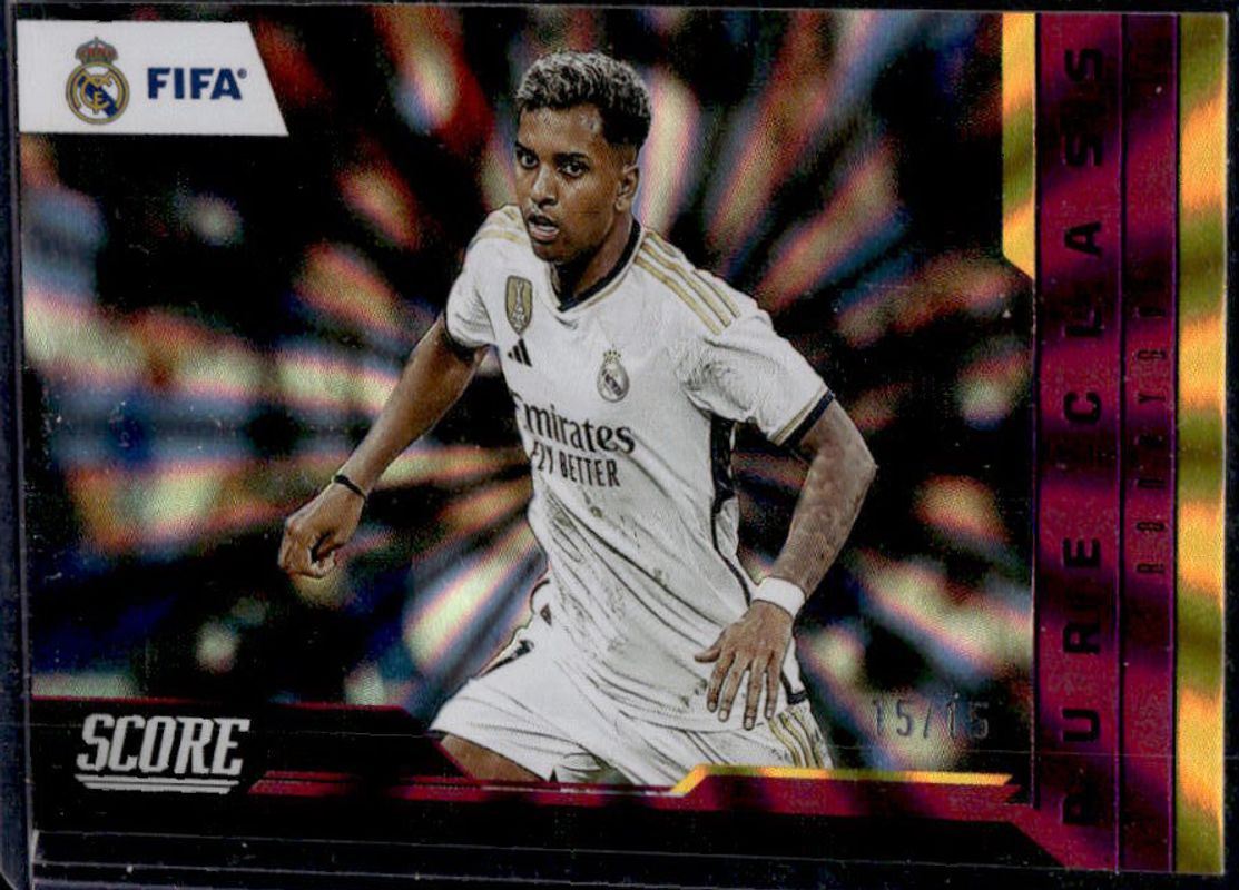 2023 Score FIFA #12 Pure Class - Purple Laser /15