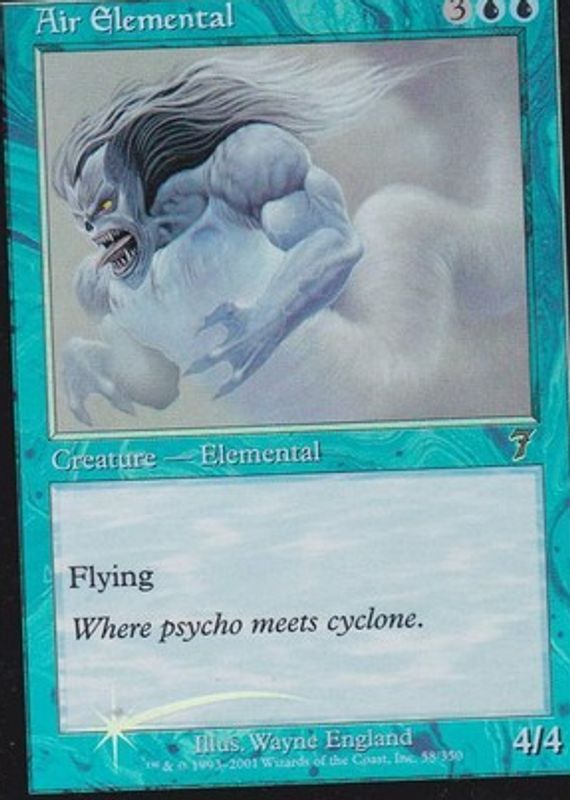 2001 Seventh Edition #58 Foil