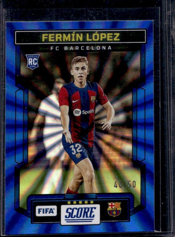 2023 Score FIFA #95 Blue Laser /50