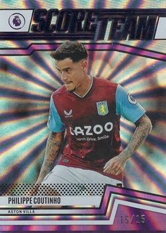 2022 Score Premier League #6 Score Team - Purple Laser /15