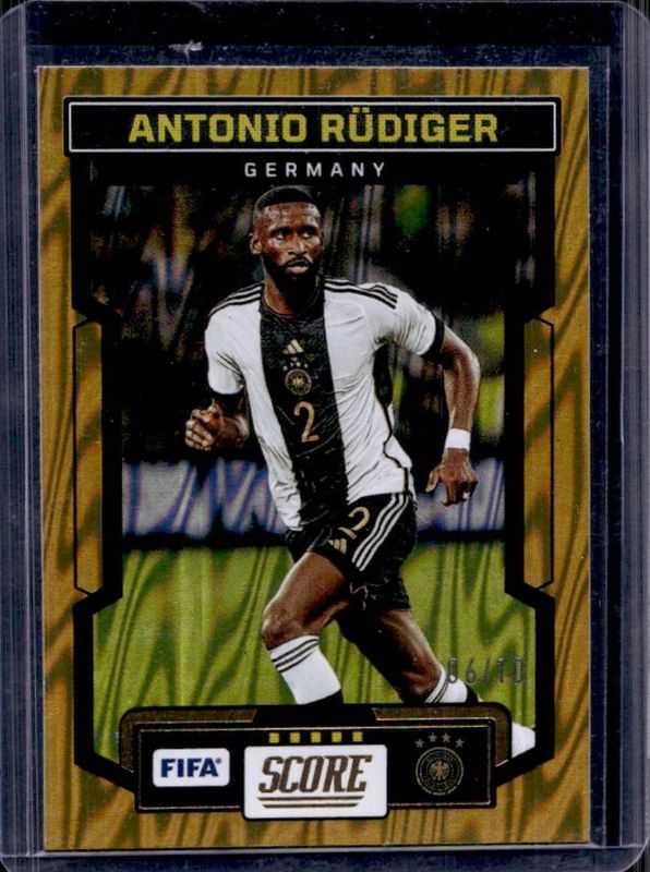 2023 Score FIFA #85 Gold Swirl /10