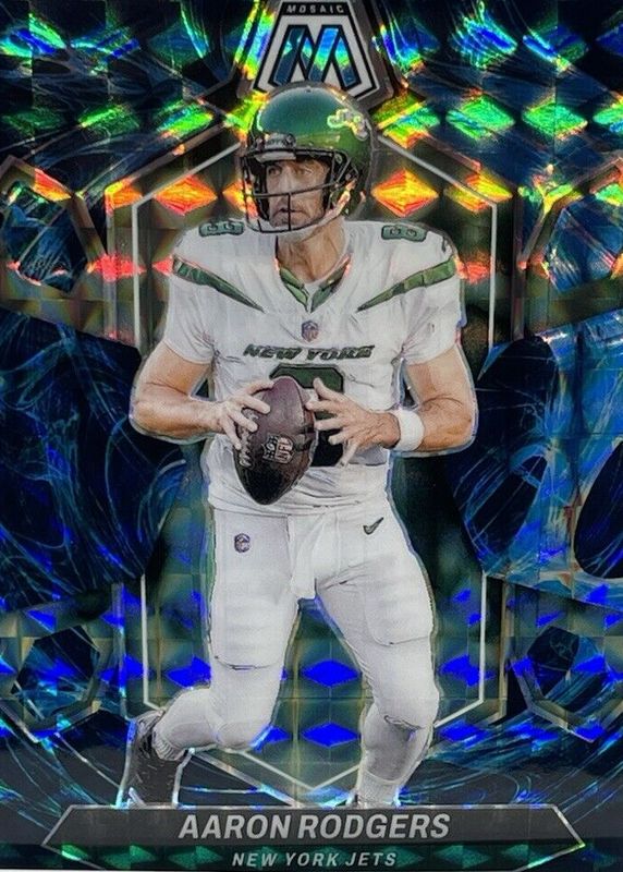 Aaron Rodgers 2024 Mosaic #169 Genesis /(SSP) RAW