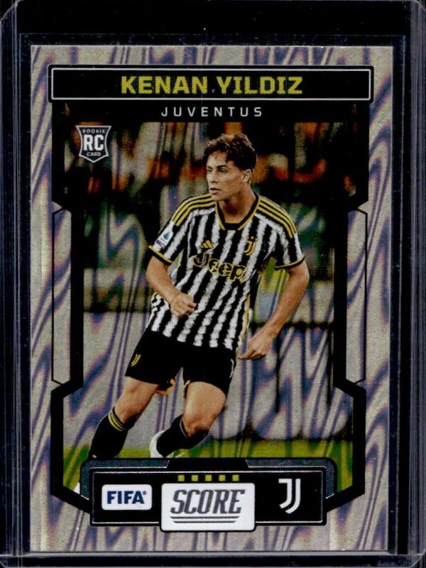 Kenan Yildiz 2023 Score FIFA #125 Swirl Rookie RAW