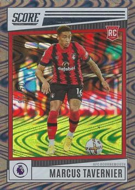 2022 Score Premier League #9 Silver Swirl /25