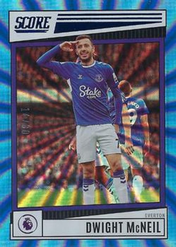 2022 Score Premier League #75 Blue Laser /60