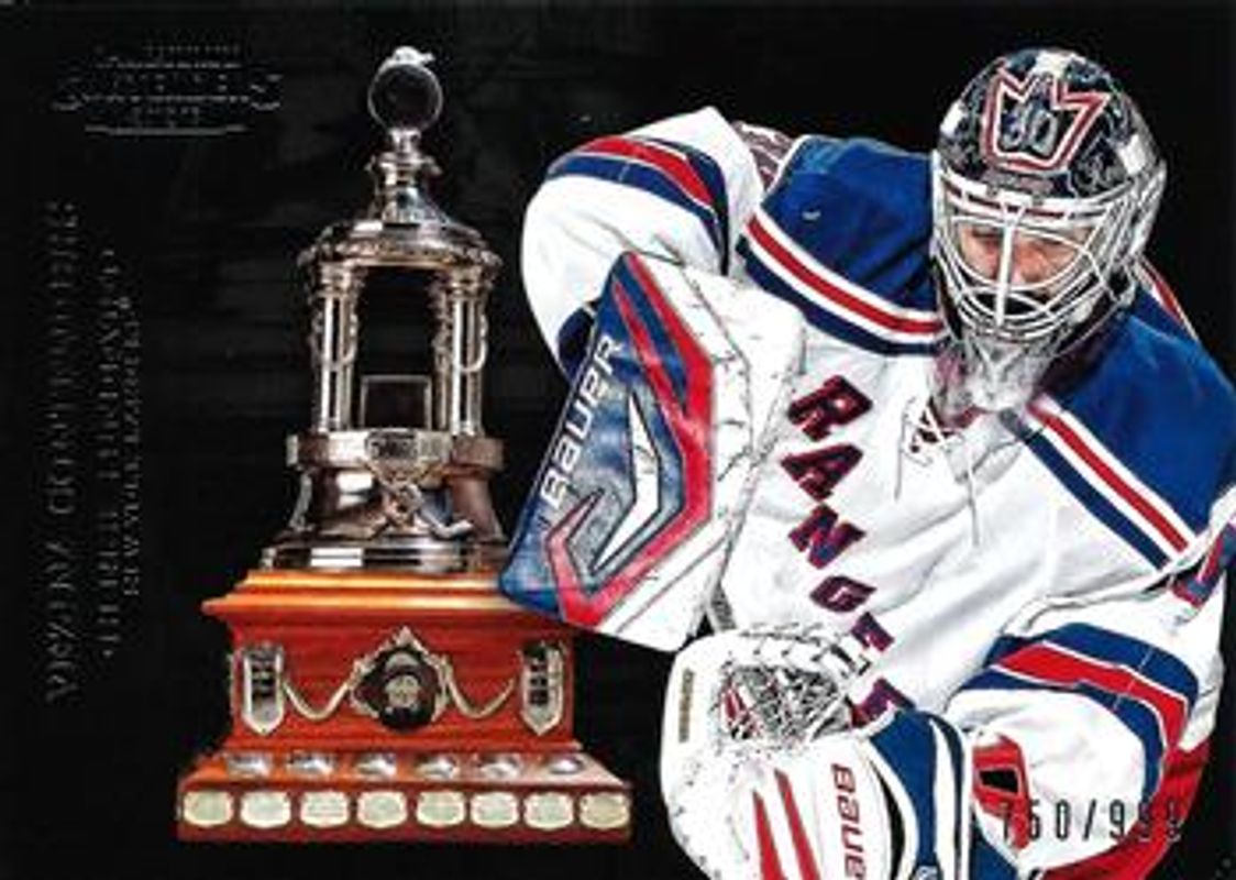Henrik Lundqvist 2012 Panini Rookie Anthology #V18 Vezina Contenders /999 RAW
