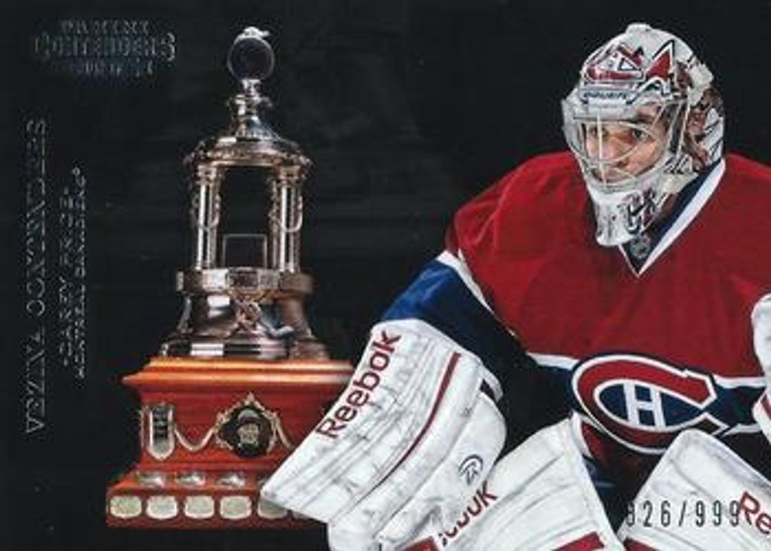 Carey Price 2012 Panini Rookie Anthology #V12 Vezina Contenders /999 RAW