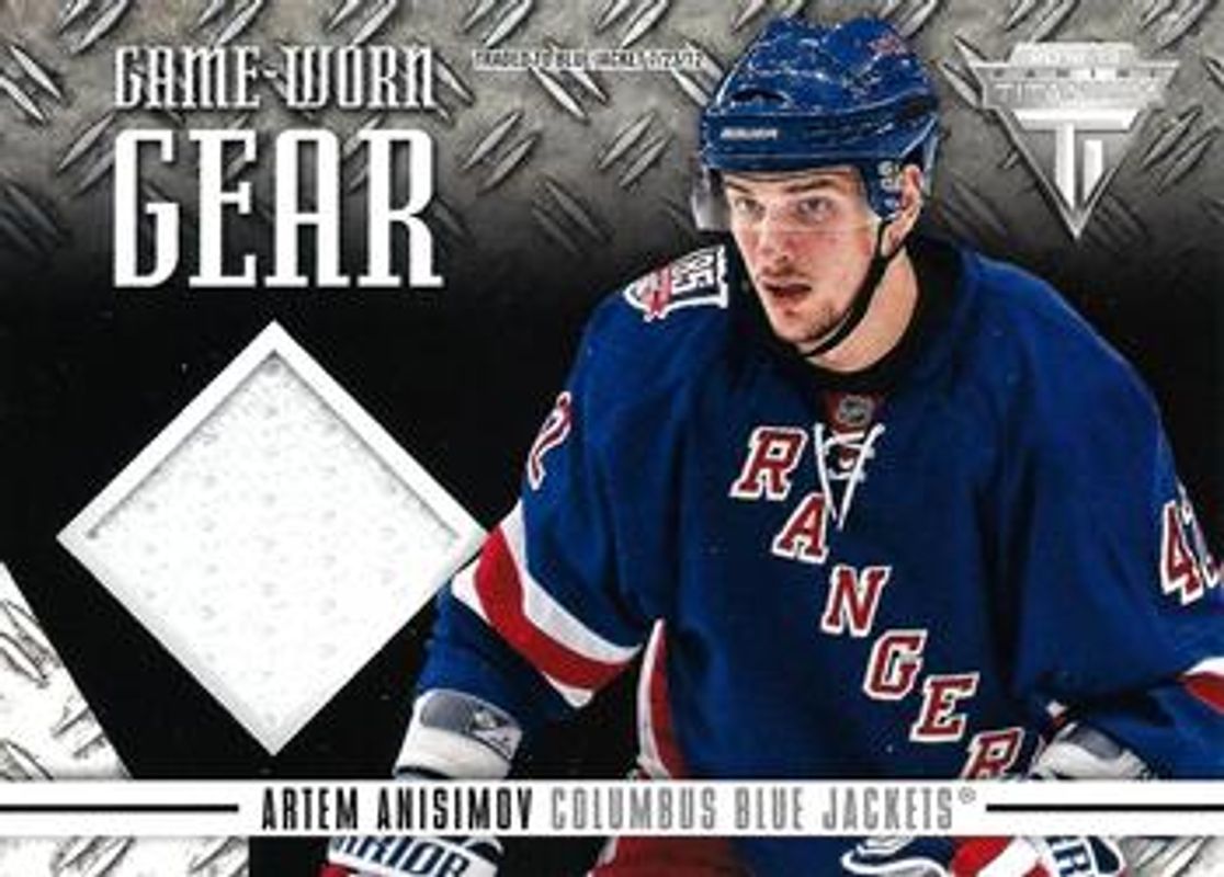 2012 Panini Rookie Anthology #GG-AA Titanium Game worn Gear