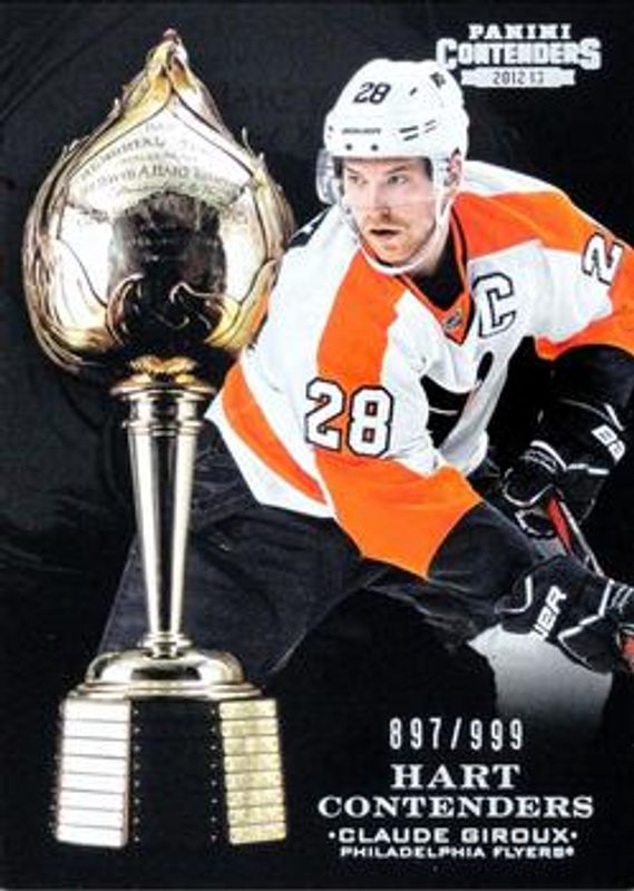 Claude Giroux 2012 Panini Rookie Anthology #H6 Hart Contenders /999 RAW