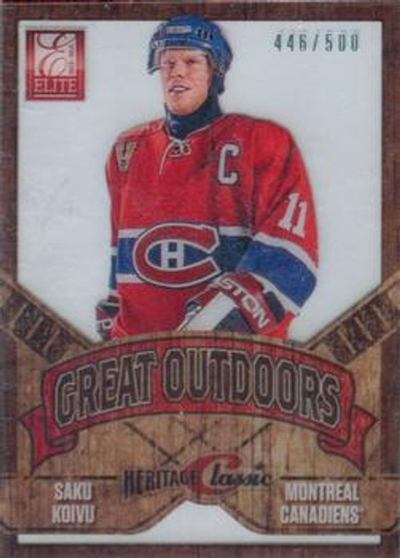 2012 Panini Rookie Anthology #GO–34 Elite The Great Outdoors /500
