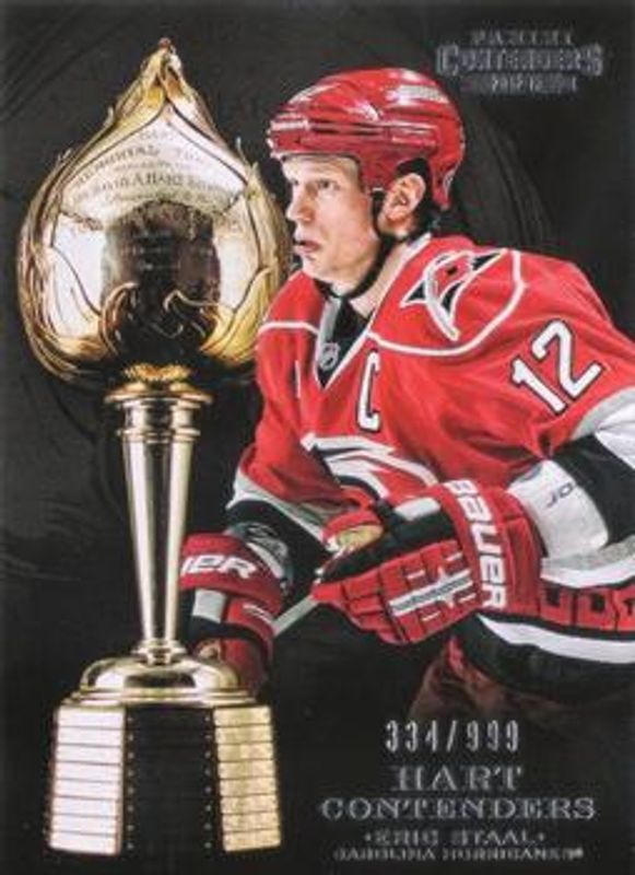 Eric Staal 2012 Panini Rookie Anthology #H16 Hart Contenders /999 RAW