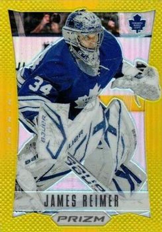 James Reimer 2012 Panini Rookie Anthology #47 Gold /10 RAW