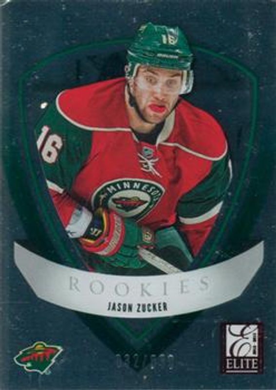 Jason Zucker 2012 Panini Rookie Anthology #39 Elite Rookies /999 RAW