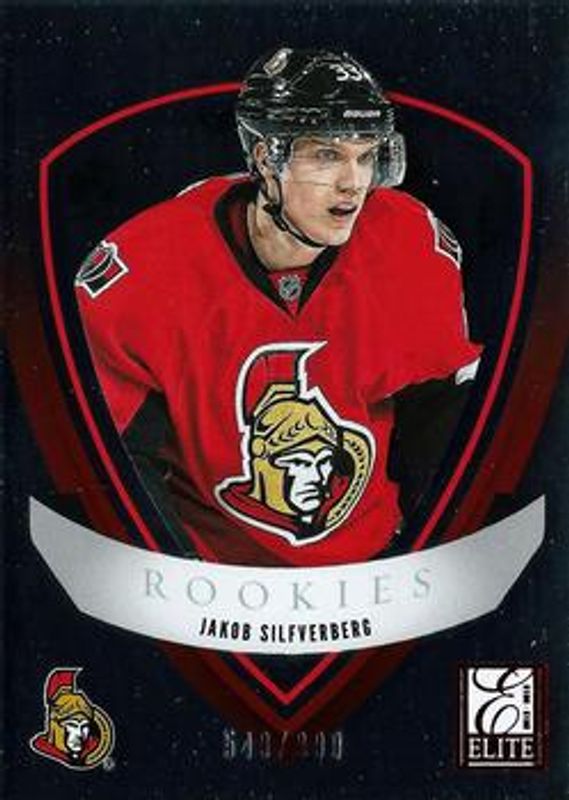 Jakob Silfverberg 2012 Panini Rookie Anthology #40 Elite Rookies /999 RAW