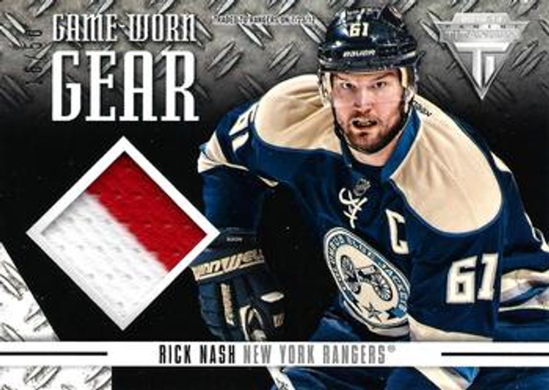 2012 Panini Rookie Anthology #GG-RN Titanium Game worn Gear Prime /50