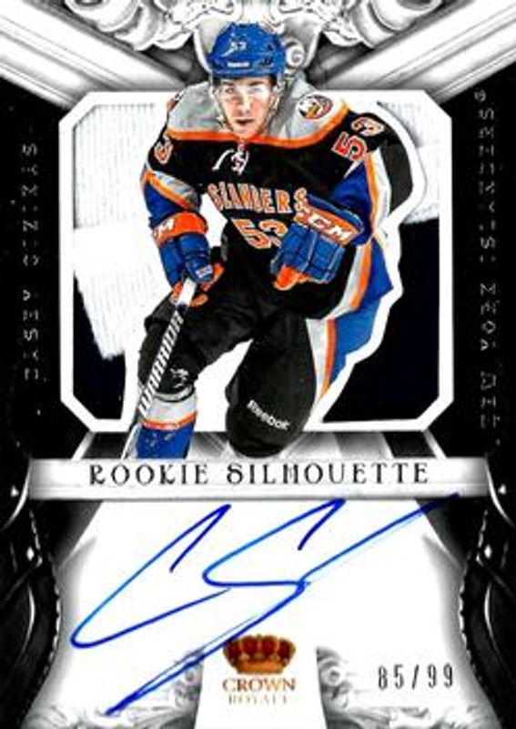 Casey Cizikas 2012 Panini Rookie Anthology #76 Crown Royale Rookie Silhouette Prime /99 RAW