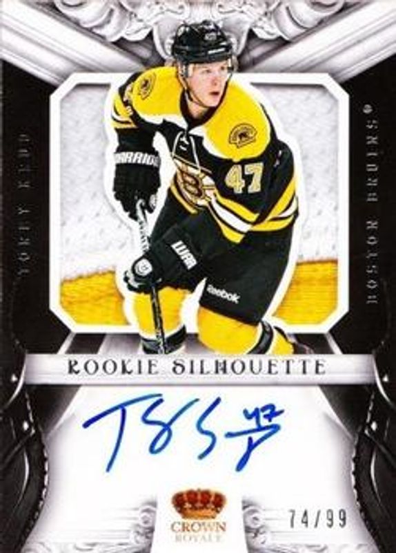 Torey Krug 2012 Panini Rookie Anthology #80 Crown Royale Rookie Silhouette Prime /99 RAW