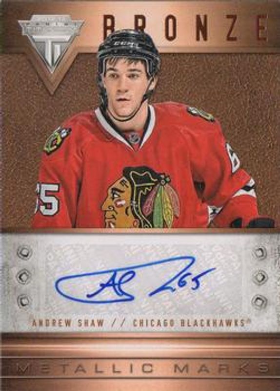 2012 Panini Rookie Anthology #3 Titanium Metallic Marks Bronze