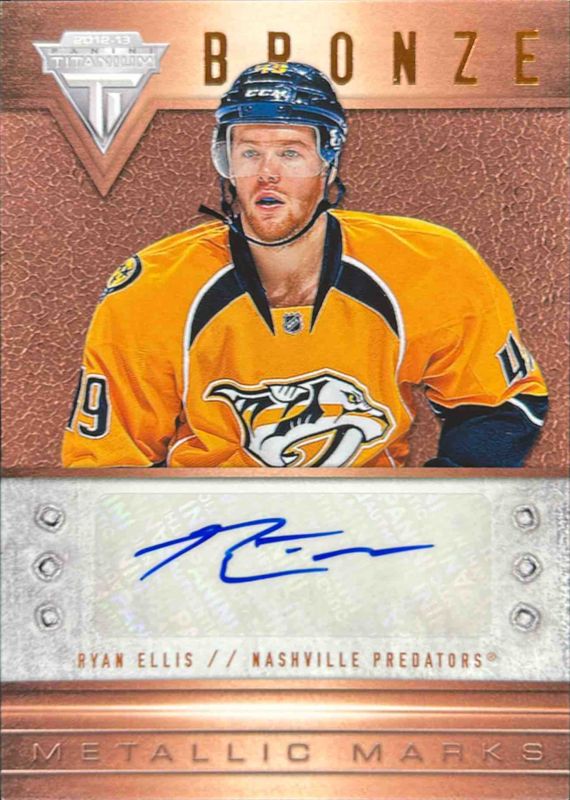 2012 Panini Rookie Anthology #49 Titanium Metallic Marks Bronze