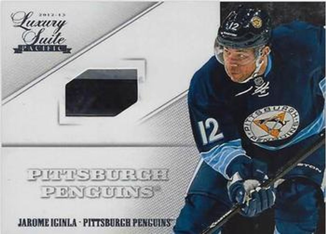 Jarome Iginla 2012 Panini Rookie Anthology #19 Pacific Luxury Suite Memorabilia RAW