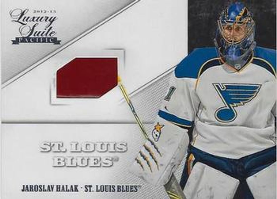 Jaroslav Halak 2012 Panini Rookie Anthology #20 Pacific Luxury Suite Memorabilia RAW