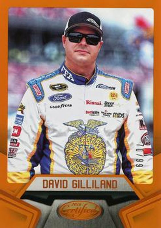 2016 Certified NASCAR #37 Mirror Orange /15