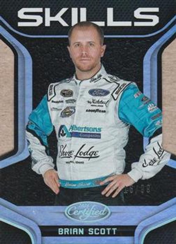 2016 Certified NASCAR #S20 Skills - Mirror Silver /99