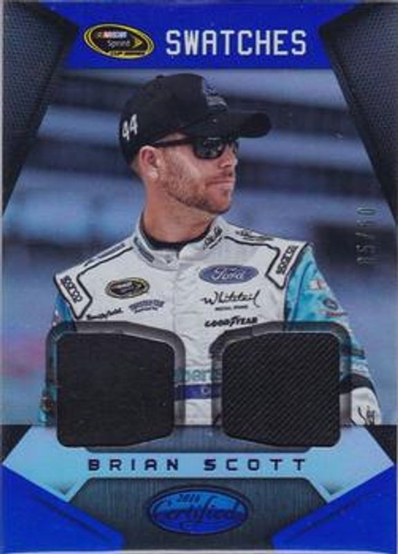 2016 Certified NASCAR #SCS-BS Sprint Cup Swatches - Mirror Blue /50