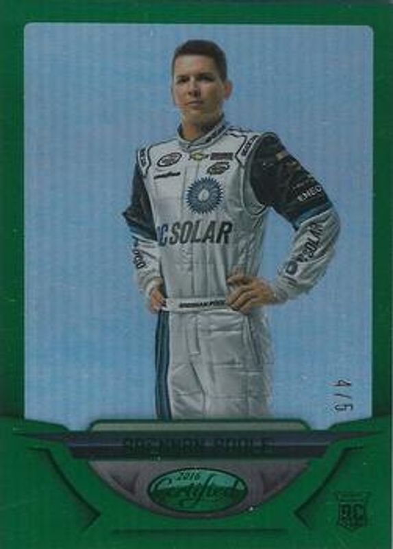 2016 Certified NASCAR #93 Mirror Green /5