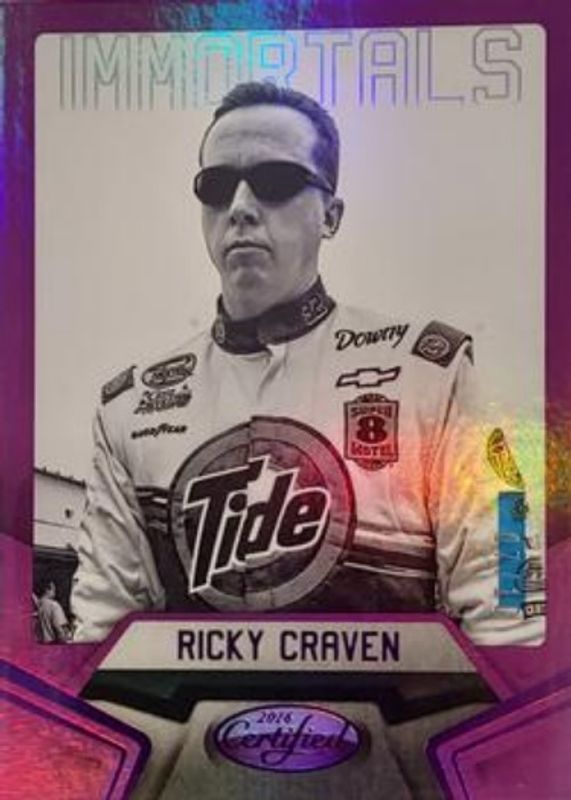 2016 Certified NASCAR #80 Mirror Purple /10