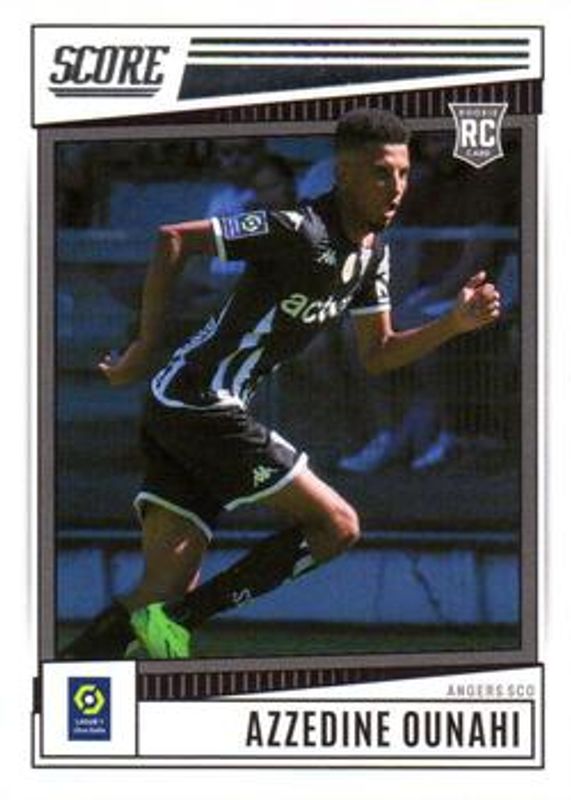 Azzedine Ounahi 2022 Score Ligue 1 Uber Eats #13 Base Rookie RAW