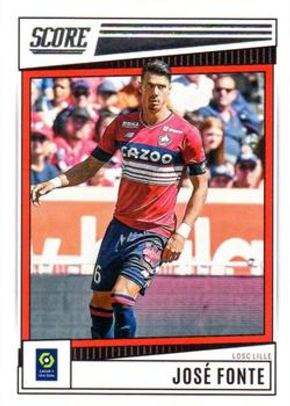Jose Fonte 2022 Score Ligue 1 Uber Eats #65 Base RAW