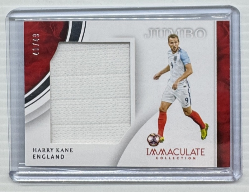 Harry Kane 2017 Immaculate #JM-HK Jumbo Memorabilia /49 Price Guide ...