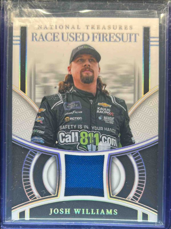 2024 National Treasures NASCAR #RUF-JWS Race Used Firesuit - Silver Holo /25