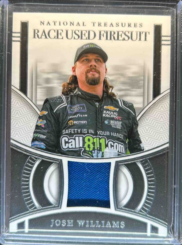 2024 National Treasures NASCAR #RUF-JWS Race Used Firesuit /99