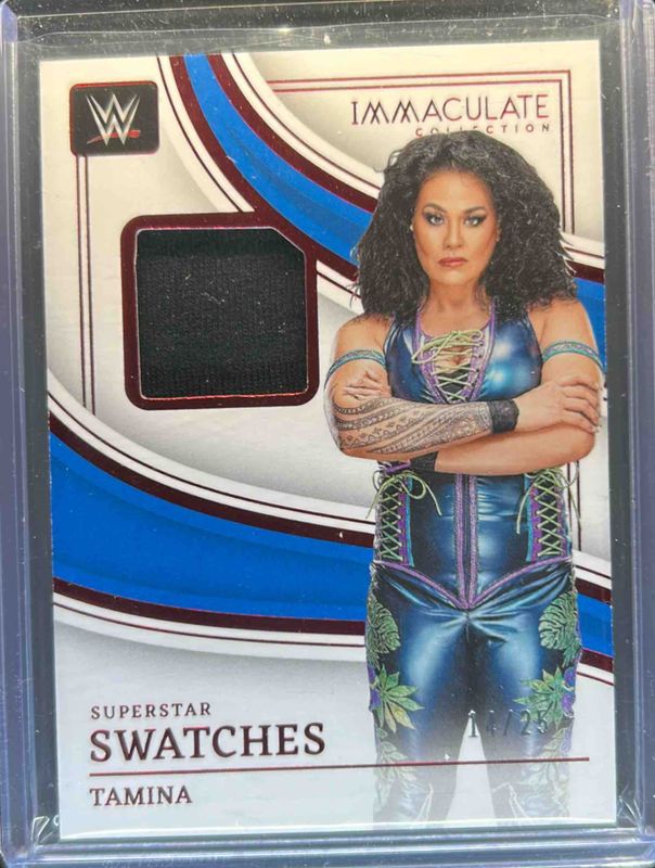 2023 Immaculate #SM-TMN Superstar Swatches - Red /25