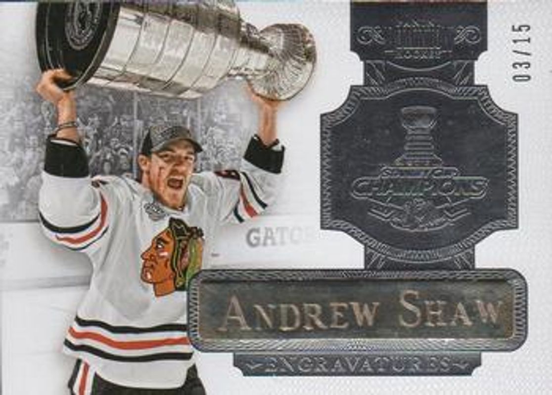 2013 Dominion #EC-21 Engravatures Blackhawks /15