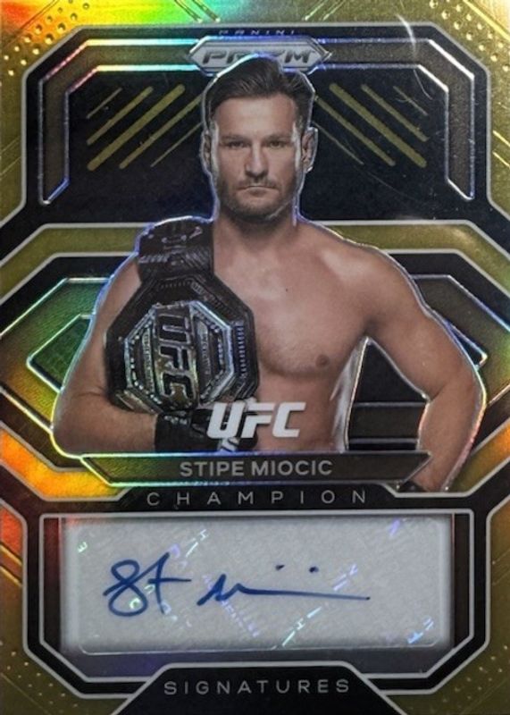 2021 Prizm UFC #CS-SMC Champion Signatures - Gold /10